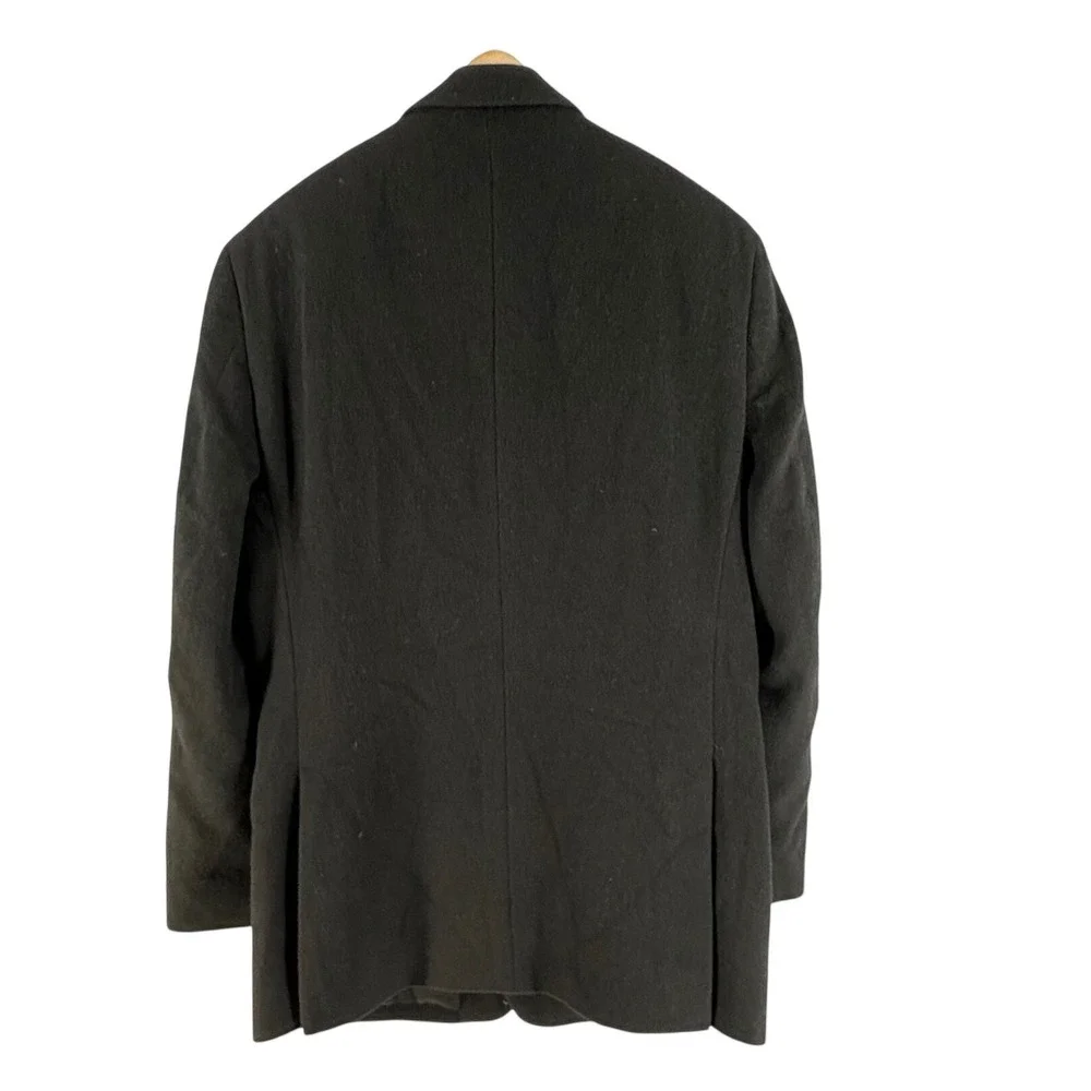 JO S A BANK Tailored Fit Mns Camel Hair Blazer Black Size 44R READ Dark Academia